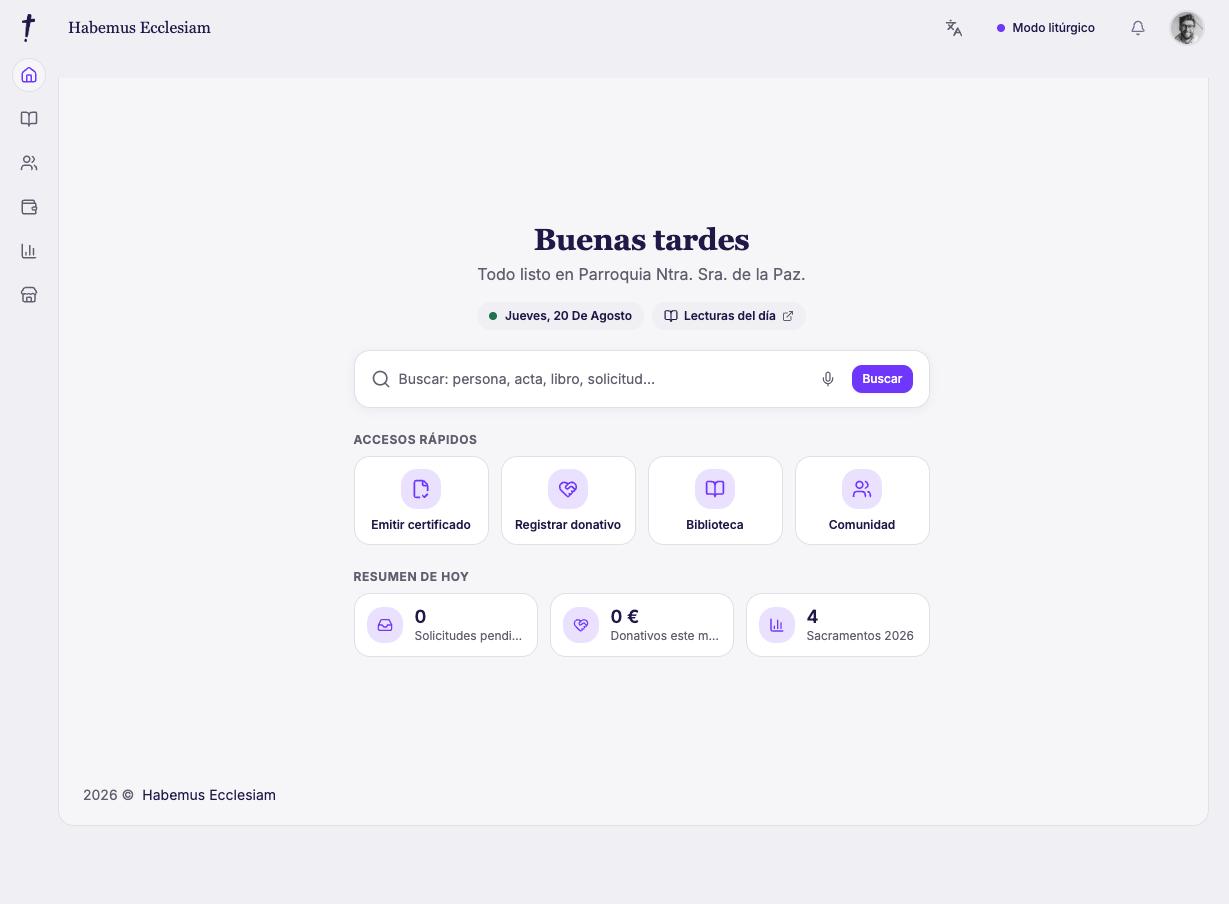 Pantalla de Inicio